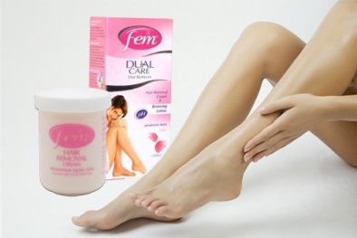 Da nhiễm nấm vì dùng kem tẩy lông